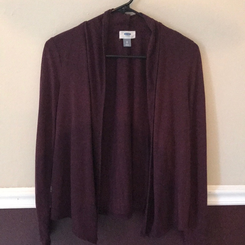 OLD NAVY MAROON CARDIGAN - XS - WORN ONCE